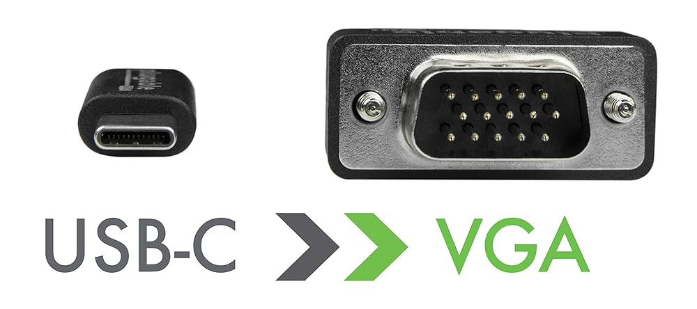 Amazon.com: Plugable USB C to VGA Cable 6 Feet - Driverless